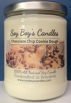 16 ounce Chocolate Chip Cookie Dough soy candle