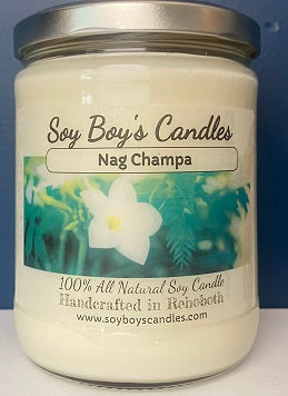 16 ounce Nag Champa  Soy Candle
