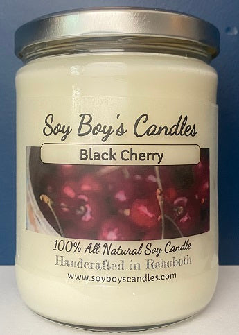 16 ounce Black Cherry Soy Candle