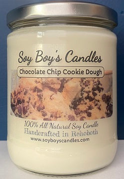 16 ounce Chocolate Chip Cookie Dough soy candle