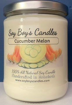 16 ounce Cucumber Melon Soy Candle