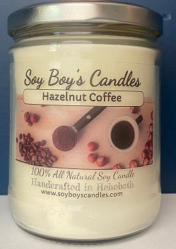 16 ounce Hazelnut Coffee Soy Candle