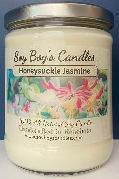 16 ounce Honeysuckle Jasmine Soy Candle