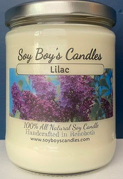 16 ounce Lilac Soy Candle