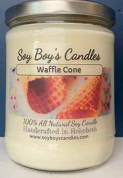 16 ounce Waffle Cone Soy Candle