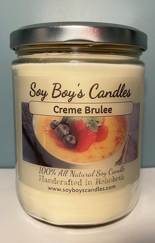 16 ounce Crème Brulee Soy Candle