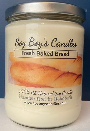 16 ounce Fresh Baked Bread Soy Candle