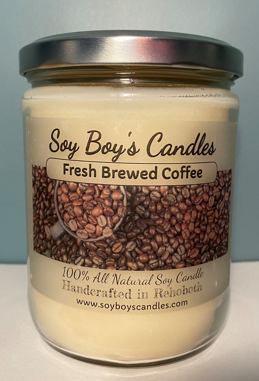 16 ounce Fresh Coffee Soy Candle
