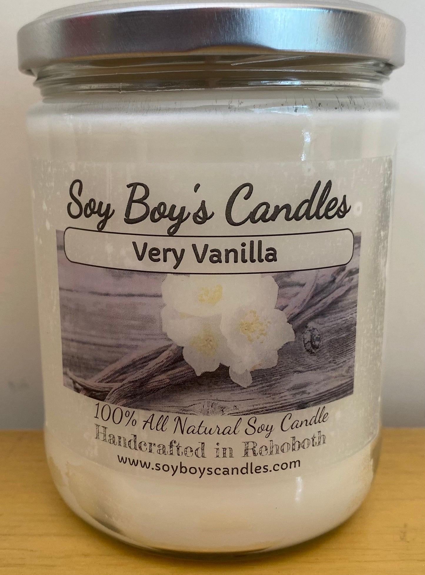 16 ounce Very Vanilla Soy Candle