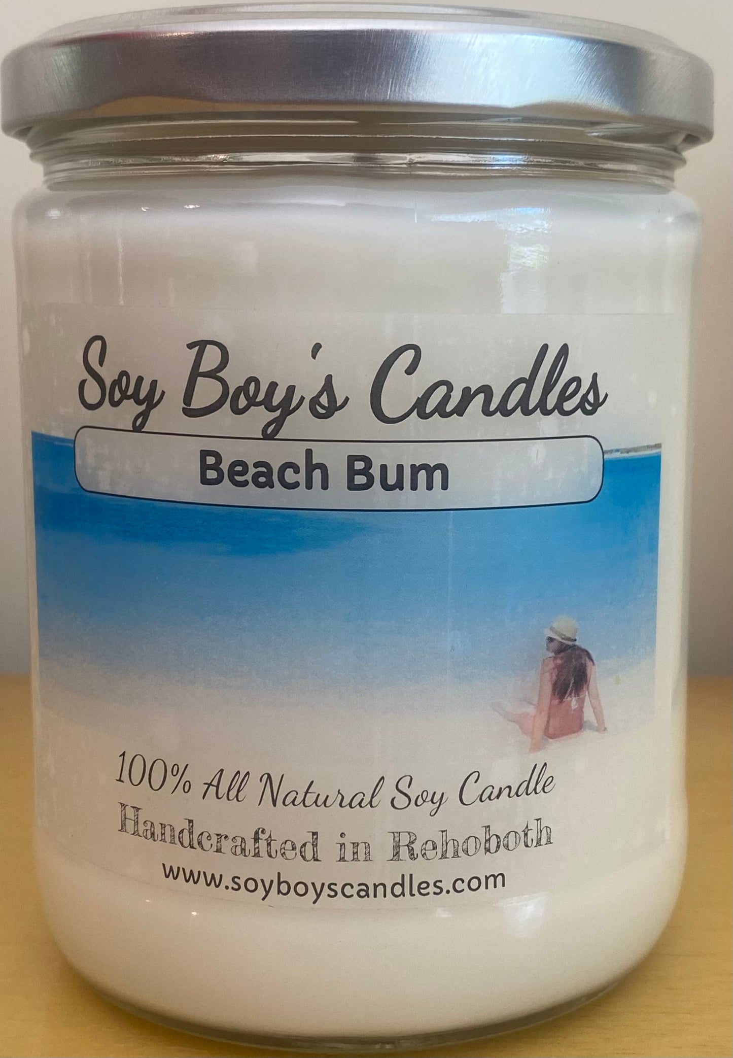 16 ounce Beach Bum Soy Candle