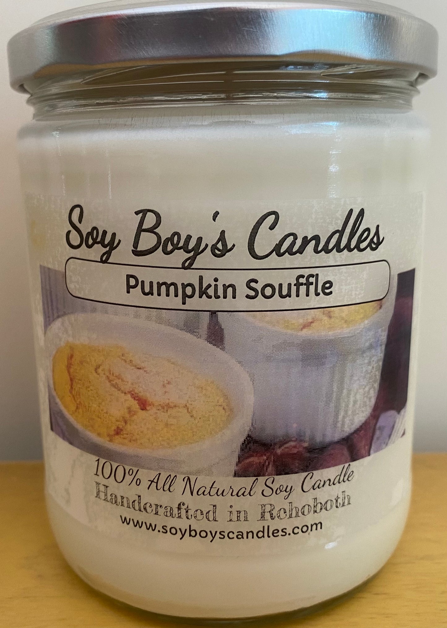 16 ounce Pumpkin Souffle Soy Candle