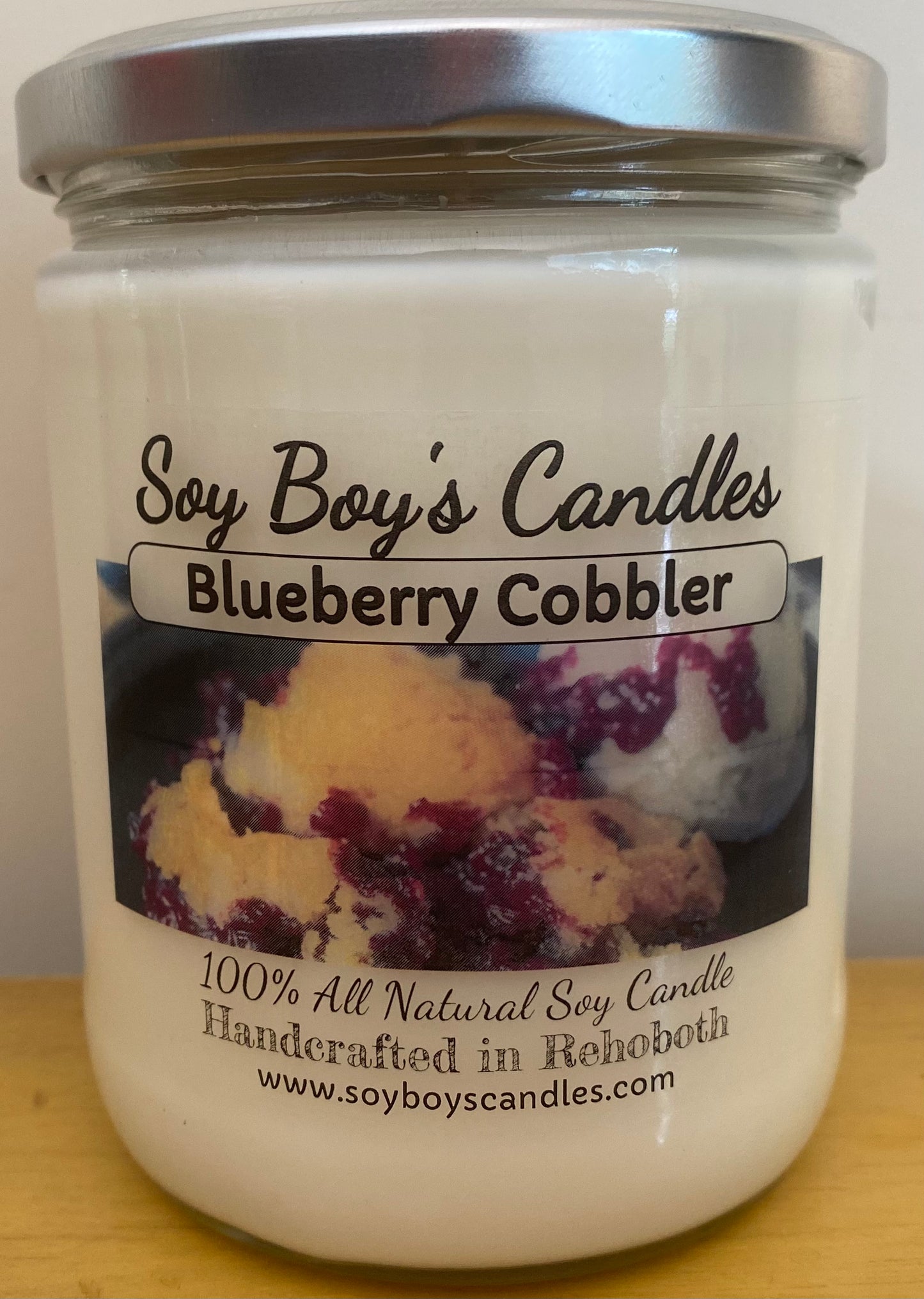 16 ounce Blueberry Cobbler Soy Candle